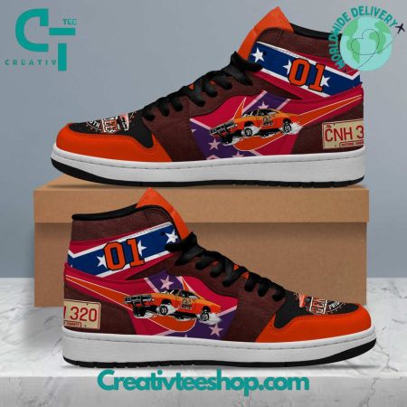 The Dukes of Hazzard AJ1 High Sneakers Shoes For Men And Women