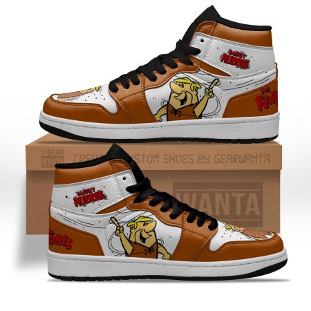 The Flintstones Barney Rubble AJ1 High Sneakers Shoes For Men And Women