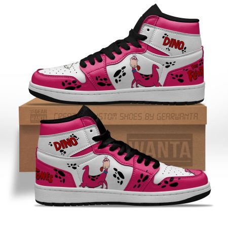 The Flintstones Dino AJ1 High Sneakers Shoes For Men And Women