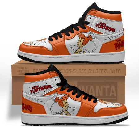 The Flintstones Wilma Flintstones AJ1 High Sneakers Shoes For Men And Women