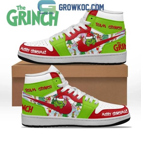 The Grinch AJ1 High Sneakers Shoes For Men And Women