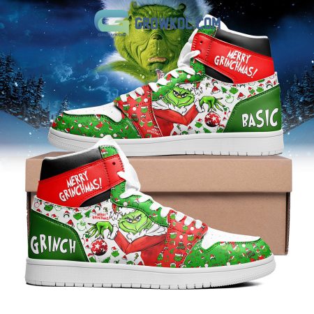 The Grinch AJ1 High Sneakers Shoes For Men And Women
