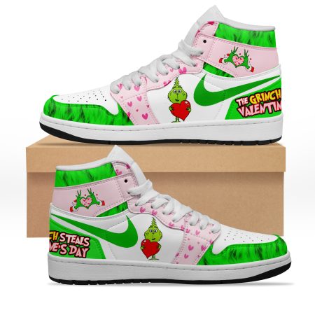 The Grinch AJ1 High Sneakers Shoes For Men And Women