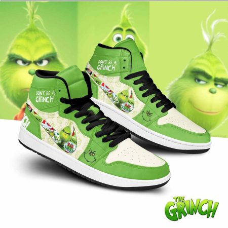 The Grinch AJ1 High Sneakers Shoes For Men And Women