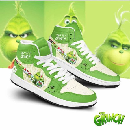 The Grinch AJ1 High Sneakers Shoes For Men And Women