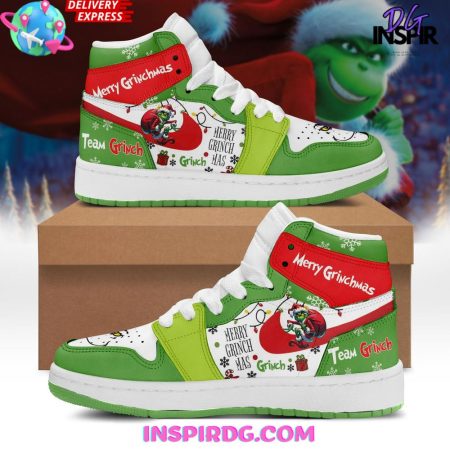 The Grinch High Sneakers Shoes For Men And Women