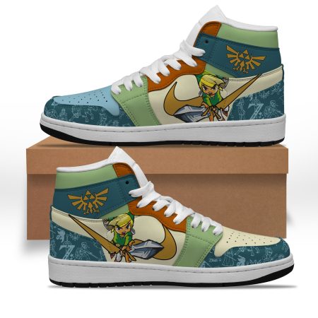 The Legend of Zelda AJ1 High Sneakers Shoes For Men And Women