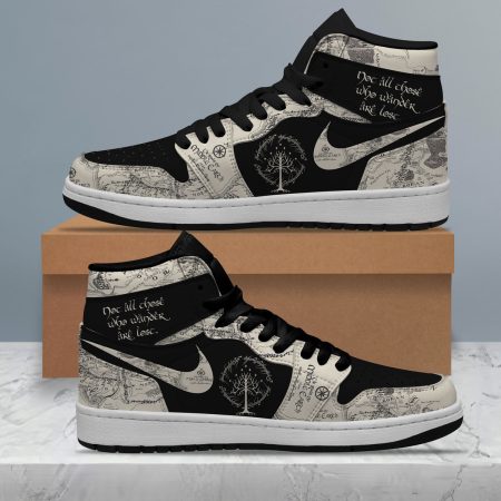 The Lord Of The Rings AJ1 High Sneakers Shoes For Men And Women
