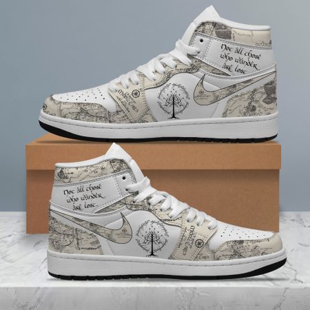 The Lord Of The Rings AJ1 High Sneakers Shoes For Men And Women