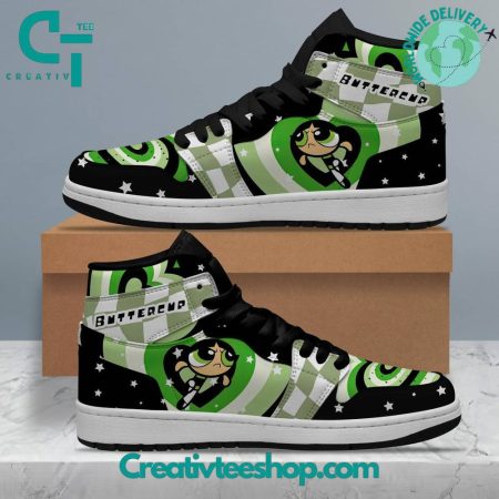The Powerpuff Girls  AJ1 High Sneakers Shoes For Men And Women