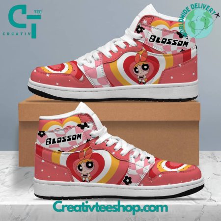 The Powerpuff Girls  AJ1 High Sneakers Shoes For Men And Women