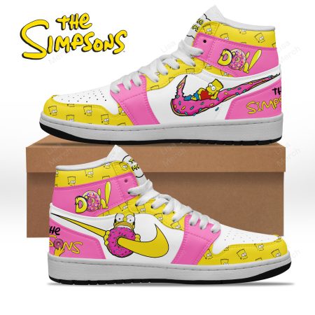 The Simpsons AJ1 High Sneakers Shoes For Men And Women