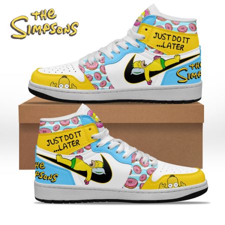 The Simpsons AJ1 High Sneakers Shoes For Men And Women
