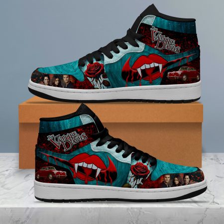 The Vampire Diaries AJ1 High Sneakers Shoes For Men And Women