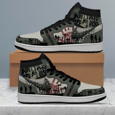 The Walking Dead AJ1 High Sneakers Shoes For Men And Women
