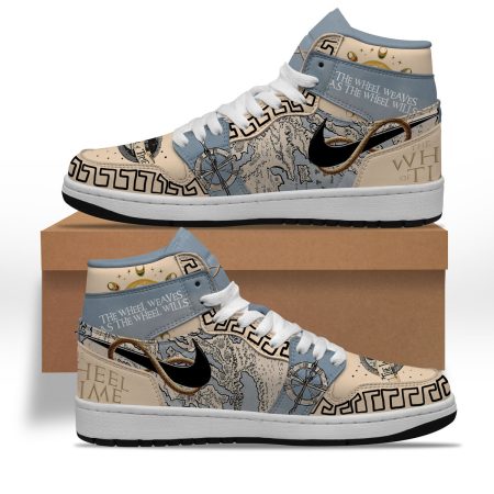 The Wheel Weaves as the Wheel Wills AJ1 High Sneakers Shoes For Men And Women