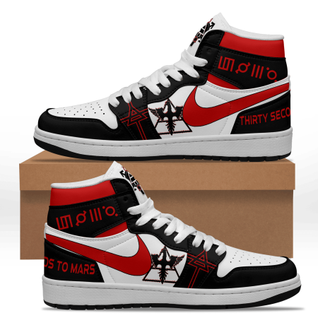 Thirty Seconds to Mars AJ1 High Sneakers Shoes For Men And Women