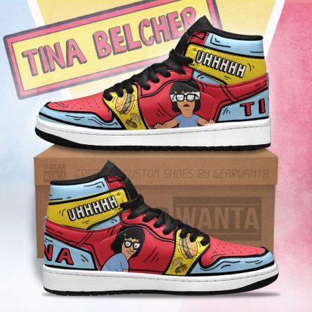 Tina Bob’s Burger AJ1 High Sneakers Shoes For Men And Women