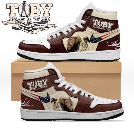Toby Keith AJ1 High Sneakers Shoes For Men And Women