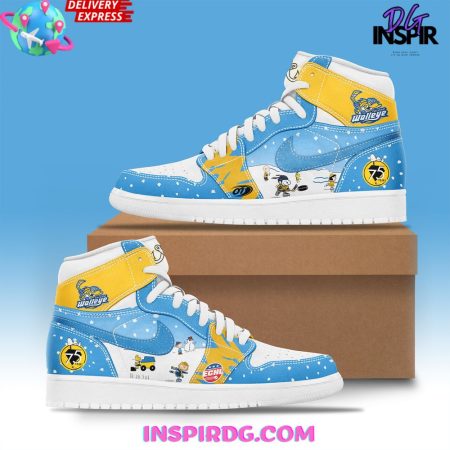 Toledo Walleye High Sneakers Shoes For Men And Women