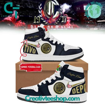 Toluca FC 2024  AJ1 High Sneakers Shoes For Men And Women