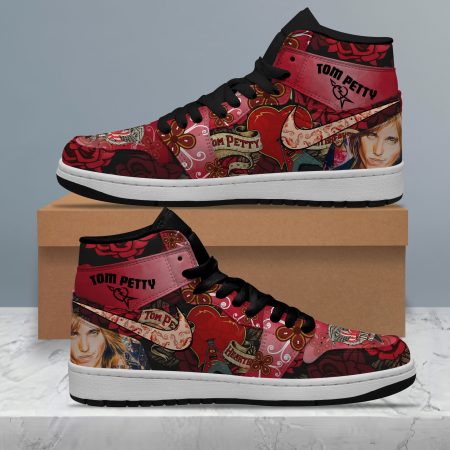 Tom Petty AJ1 High Sneakers Shoes For Men And Women