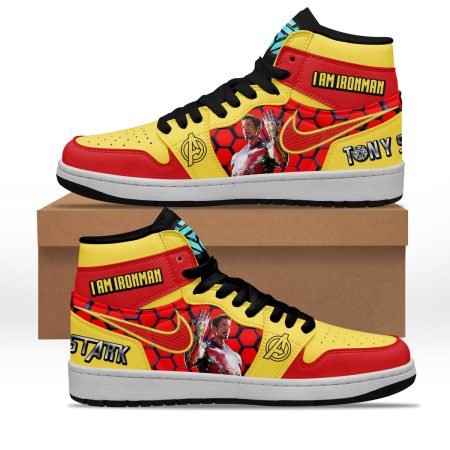 Tony Stark AJ1 High Sneakers Shoes For Men And Women