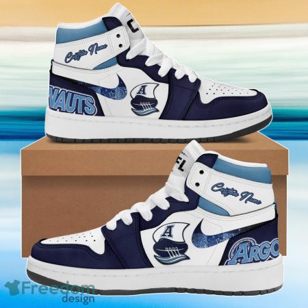 Toronto Argonauts AJ1 High Sneakers Shoes For Men And Women