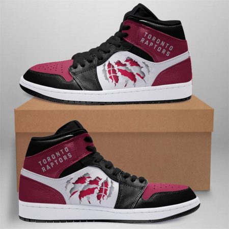 Toronto Raptors NBA AJ1 High Sneakers Shoes For Men And Women