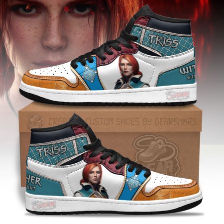Triss Merigold The Witcher AJ1 High Sneakers Shoes For Men And Women
