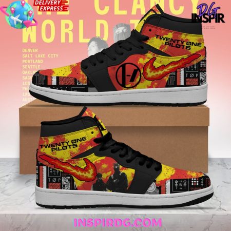 Twenty One Pilots AJ1 High Sneakers Shoes For Men And Women