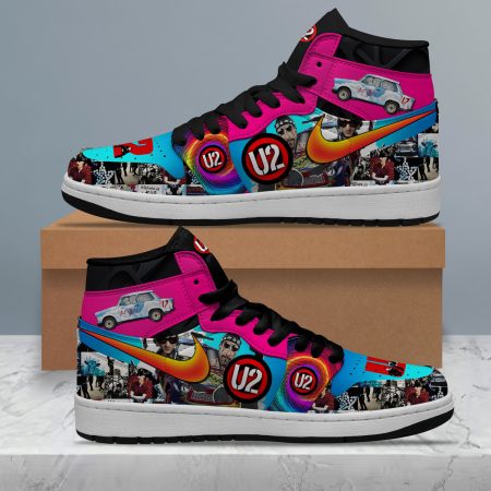 U2 Rock Band AJ1 High Sneakers Shoes For Men And Women