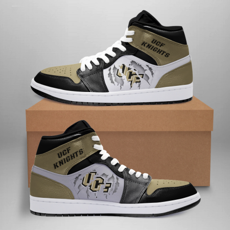 UCF Knights AJ1 High Sneakers Shoes For Men And Women