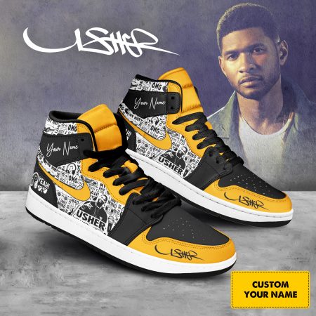Usher AJ1 High Sneakers Shoes For Men And Women