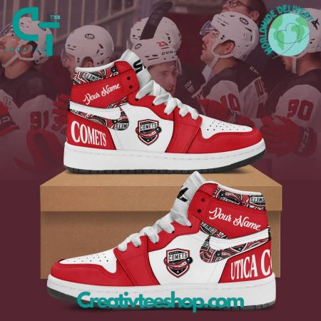 Utica Comets  AJ1 High Sneakers Shoes For Men And Women