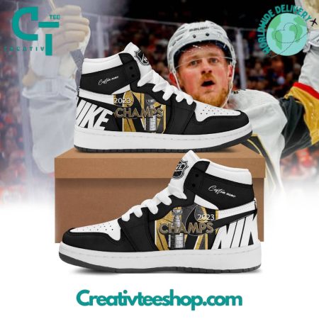 Vegas Golden Knights AJ1 High Sneakers Shoes For Men And Women
