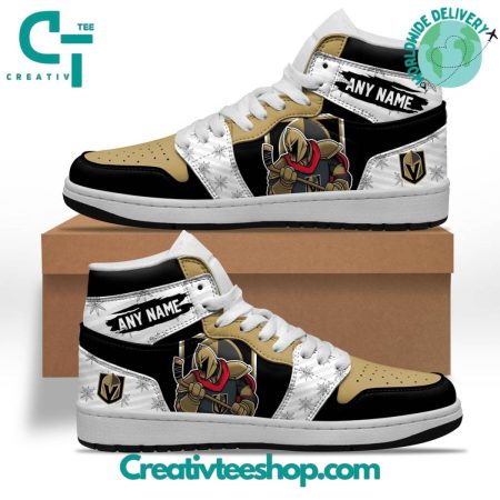 Vegas Golden Knights AJ1 High Sneakers Shoes For Men And Women