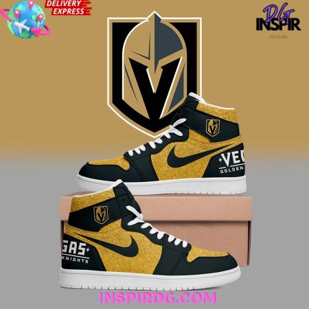 Vegas Golden Knights High Sneakers Shoes For Men And Women