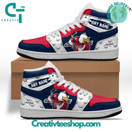 Washington Capitals AJ1 High Sneakers Shoes For Men And Women