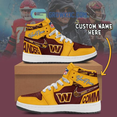 Washington Commanders AJ1 High Sneakers Shoes For Men And Women