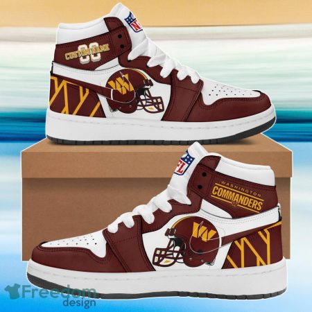 Washington Commanders AJ1 High Sneakers Shoes For Men And Women