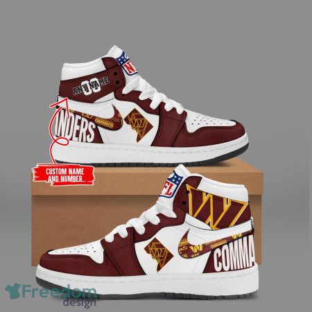 Washington Commanders AJ1 High Sneakers Shoes For Men And Women