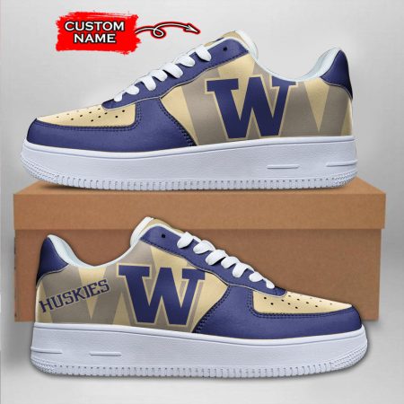 Washington Huskies NCAA Air Low-Top Sneakers Shoes For Men And Women