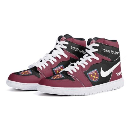 West Ham United AJ1 High Sneakers Shoes For Men And Women
