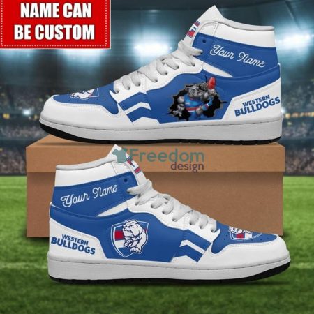 Western Bulldogs AJ1 High Sneakers Shoes For Men And Women