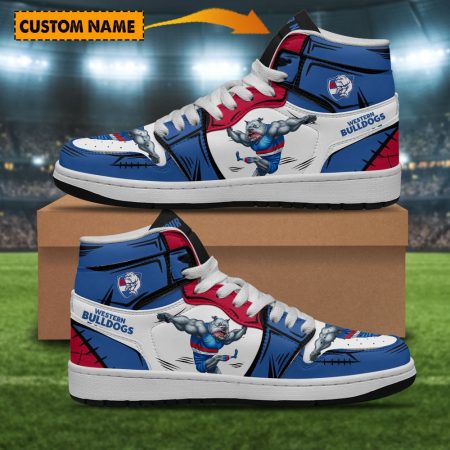 Western Bulldogs AJ1 High Sneakers Shoes For Men And Women