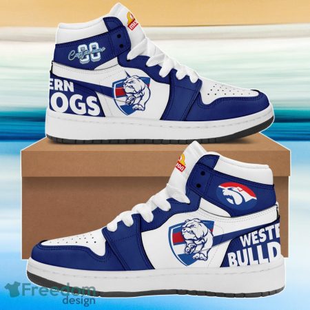 Western Bulldogs AJ1 High Sneakers Shoes For Men And Women