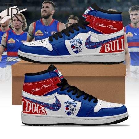 Western Bulldogs AJ1 High Sneakers Shoes For Men And Women
