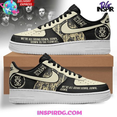 While She Sleeps Band Air Low-Top Sneakers Shoes For Men And Women