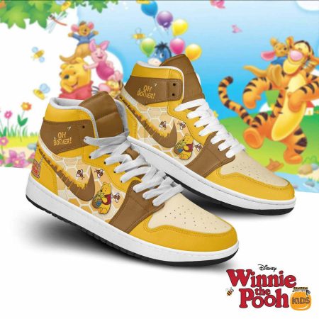 Winnie the Pooh AJ1 High Sneakers Shoes For Men And Women